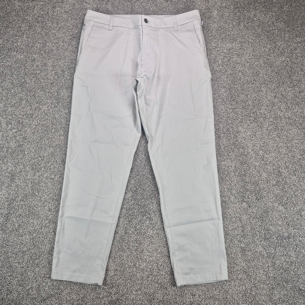 Birddogs Pants Mens 34x28 Light Gray Performance‎ Stretch Golf